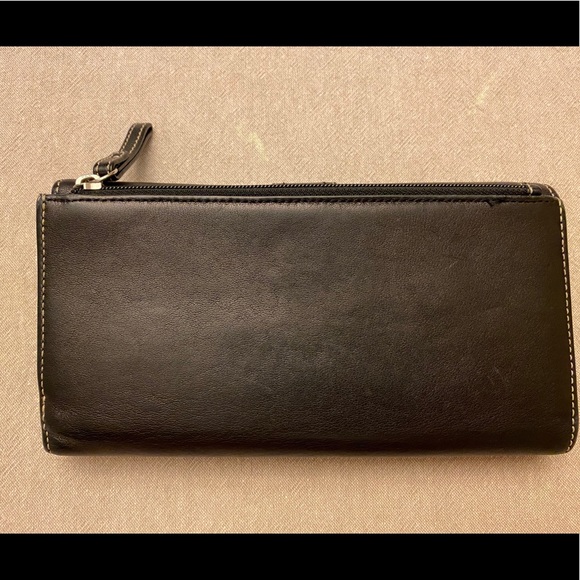 Coach Black Leather Wallet - Picture 2 of 6